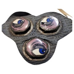 Verrückte alte Hand gemacht Thee Augenmaske 1940er Jahre