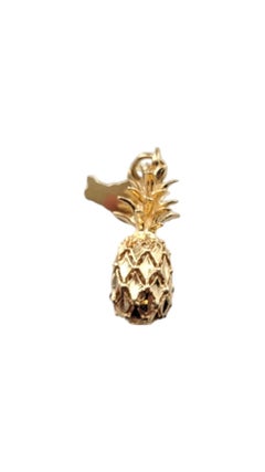 CREA 14 Karat Yellow Gold Hawaii Pineapple Charm #20892
