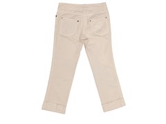 Cream Alexander McQueen Cropped Jeans Size IT 38