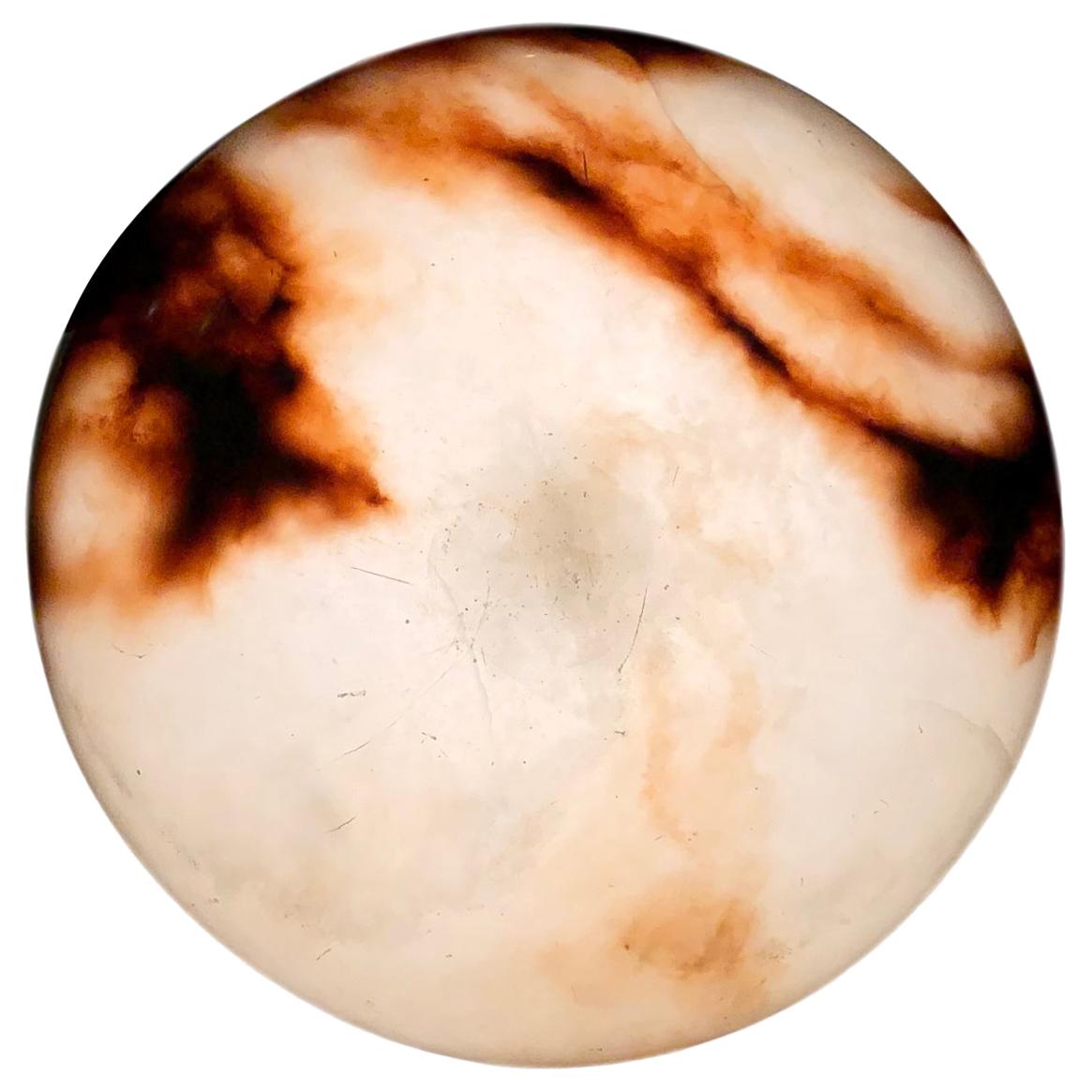 Neoclassic Alabaster Light Fixture For Sale at 1stDibs