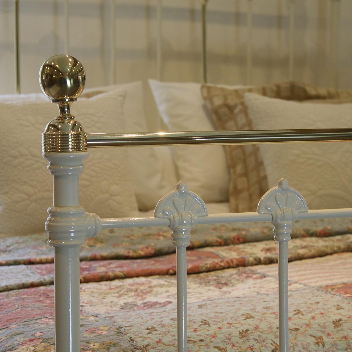 Late Victorian Cream Antique Bed MK183