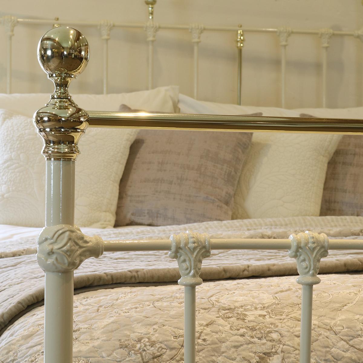 European Cream Antique Bed MK196