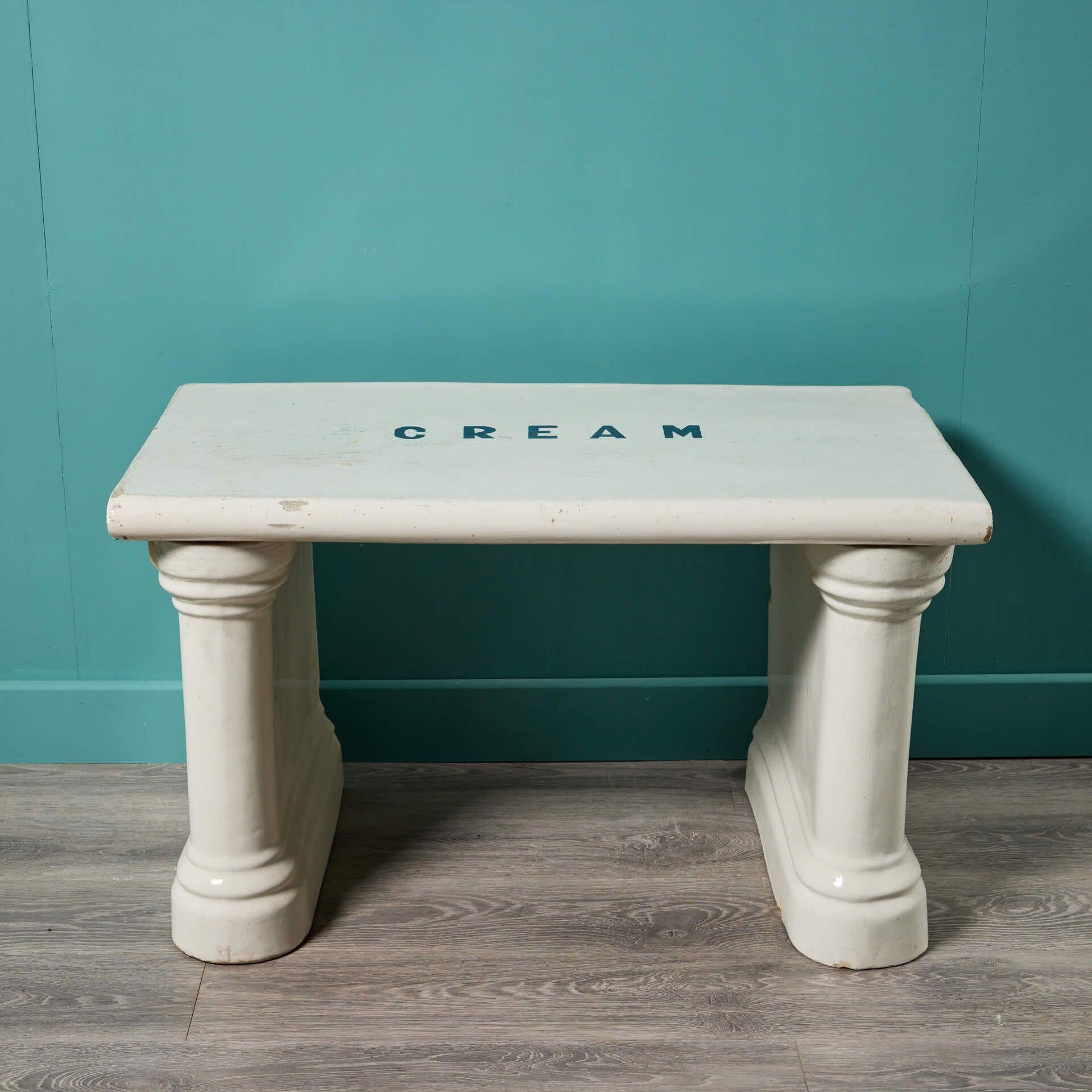 Victorian ‘Cream’ Antique Dairy Table For Sale