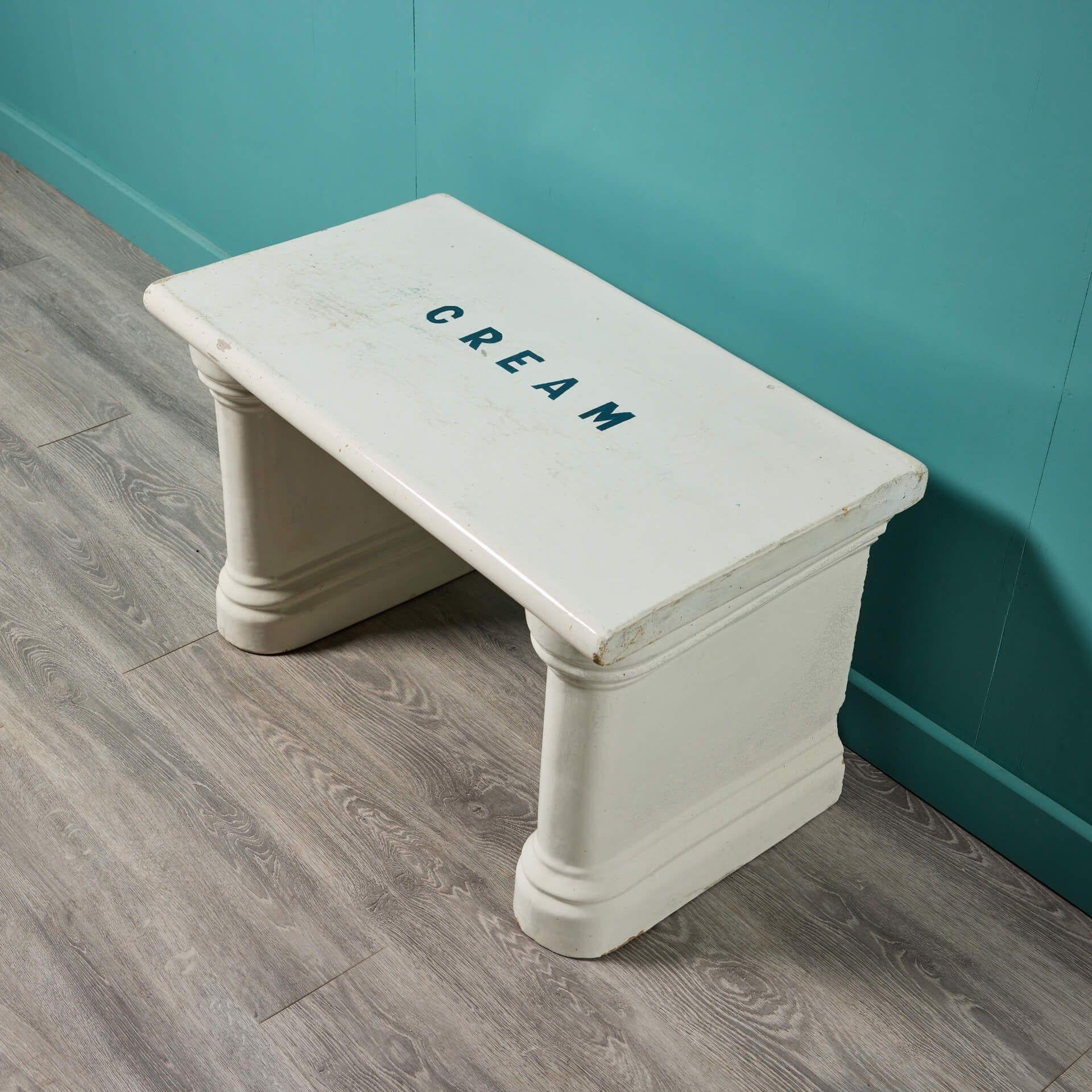 English ‘Cream’ Antique Dairy Table For Sale