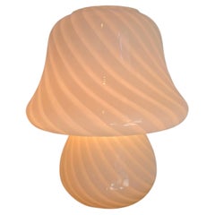 Cremefarbene Kunstglas-Lampe „Mushroom“ aus Murano
