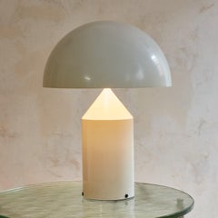 Cremefarbene Pilzlampe „Atollo 237“ von Vico Magistretti für Oluce, Italien 1977