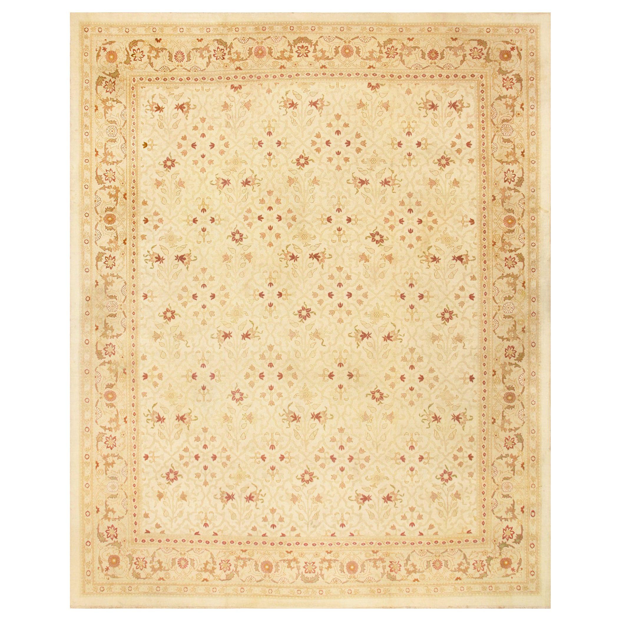Tapis indien Amritsar. Taille : 13 ft 7 in x 17 ft 