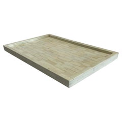 Bandeja de Hueso Crema, India, Contemporánea