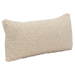 Cream Boucle Kidney Pillow By MOGUL