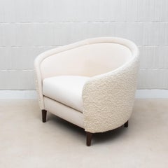 Cream Boucle Vergara Chair by MOGUL