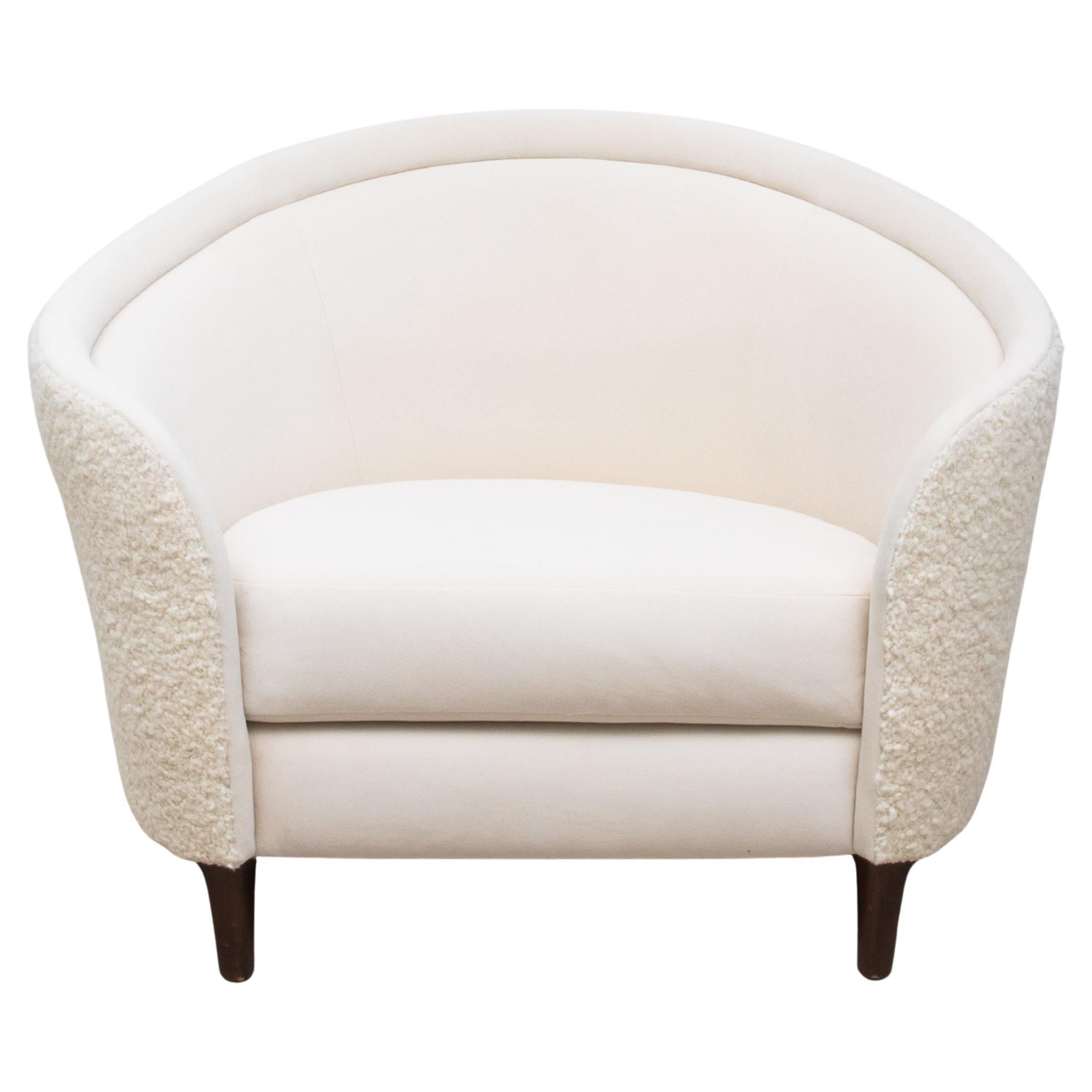 Cream Boucle Vergara Chair by MOGUL - IN STOCK