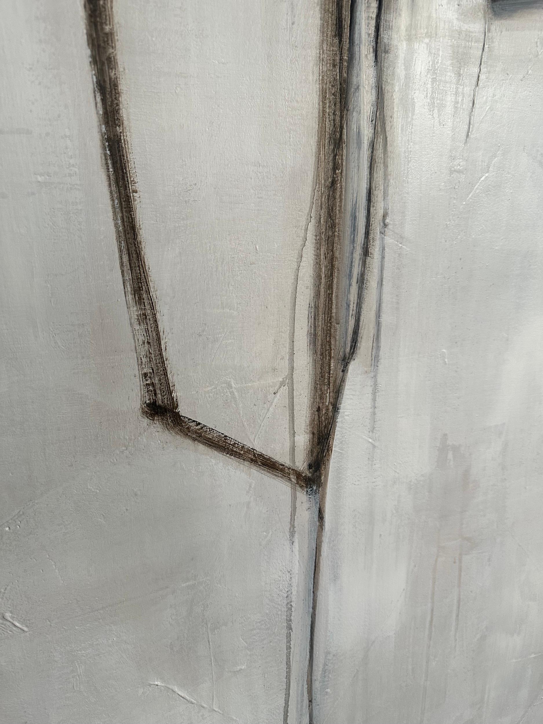 Contemporary American Artist Patrick Phillips large abstract
Colors are cream, brown and black.
Acrylic with texture
Unframed