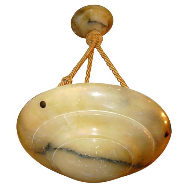 Cream Colored Alabaster Fixture