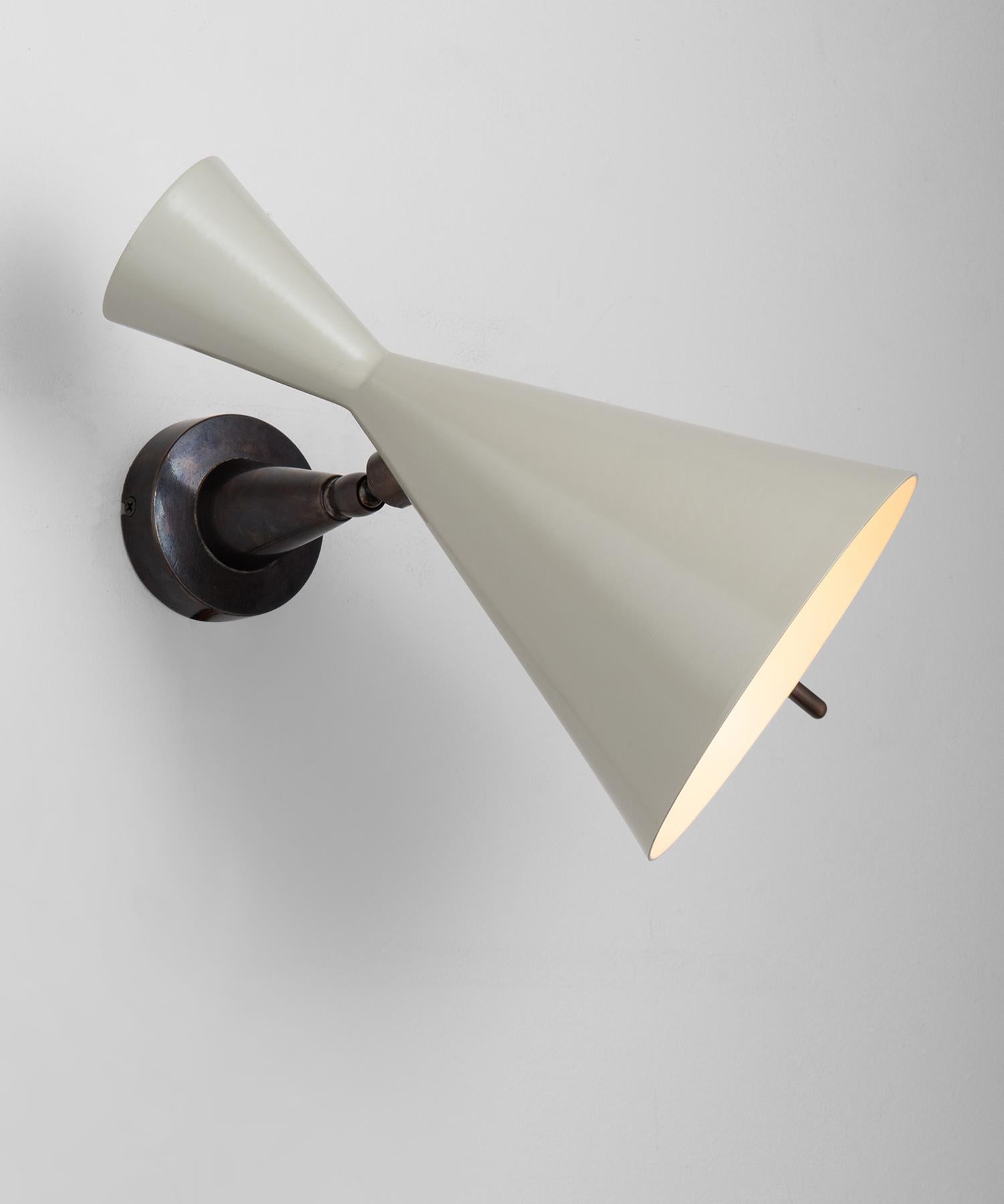 Italian Cream Directional Sconce, Made in Italy For Sale