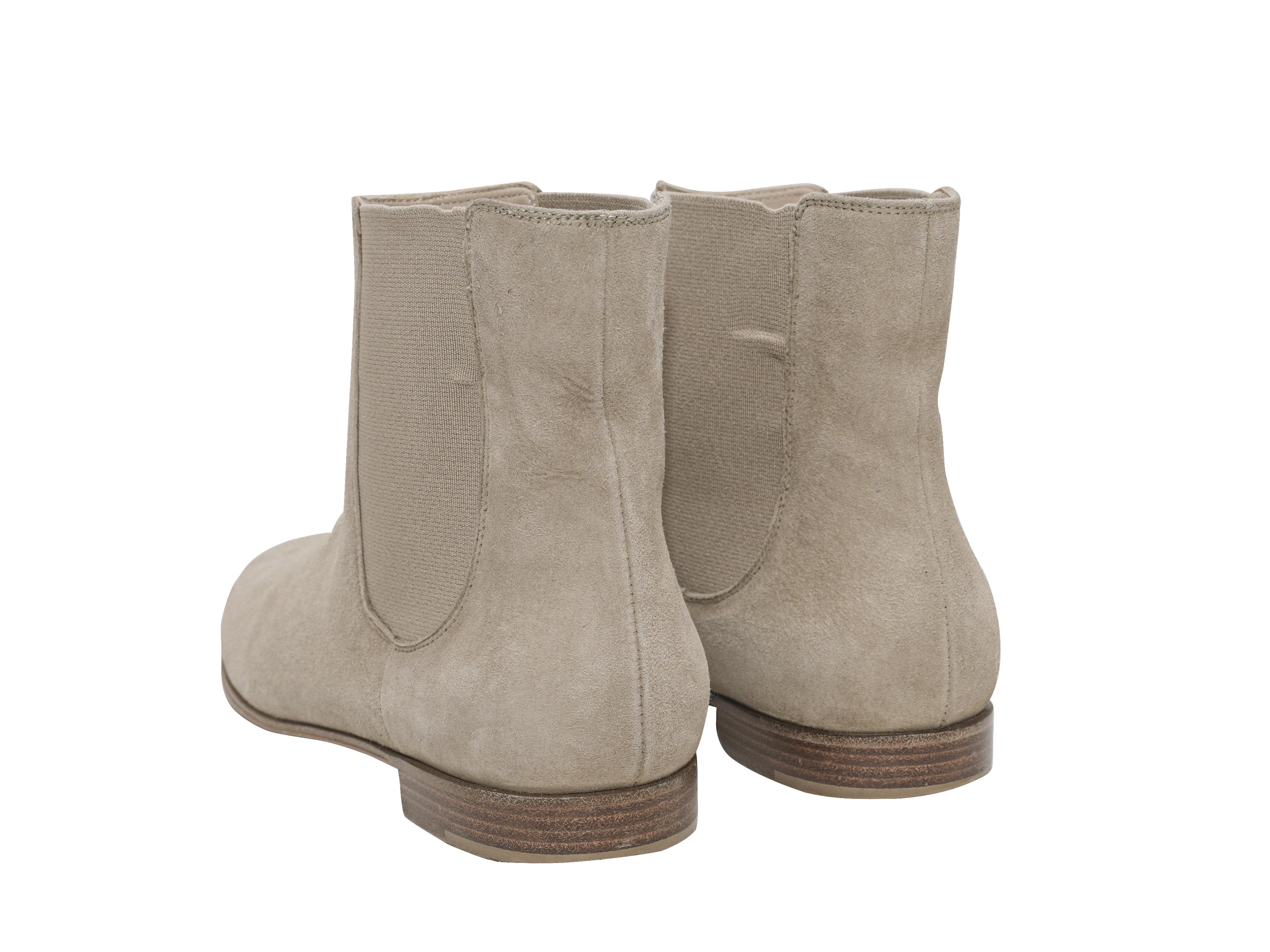De las mujeres Botines planos de ante Gianvito Rossi color crema Talla 37 en venta
