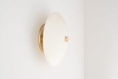 Cream Glass, Lyra Wall Sconce, Ben & Aja Blanc