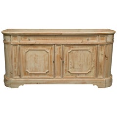 Cream-Glazed Heart Pine Buffet