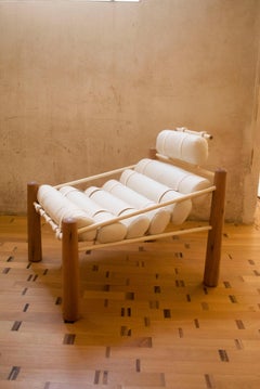 Cream gorilla armchair