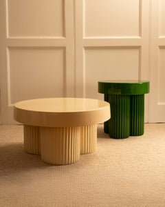 Cream & Green Nesting Tables