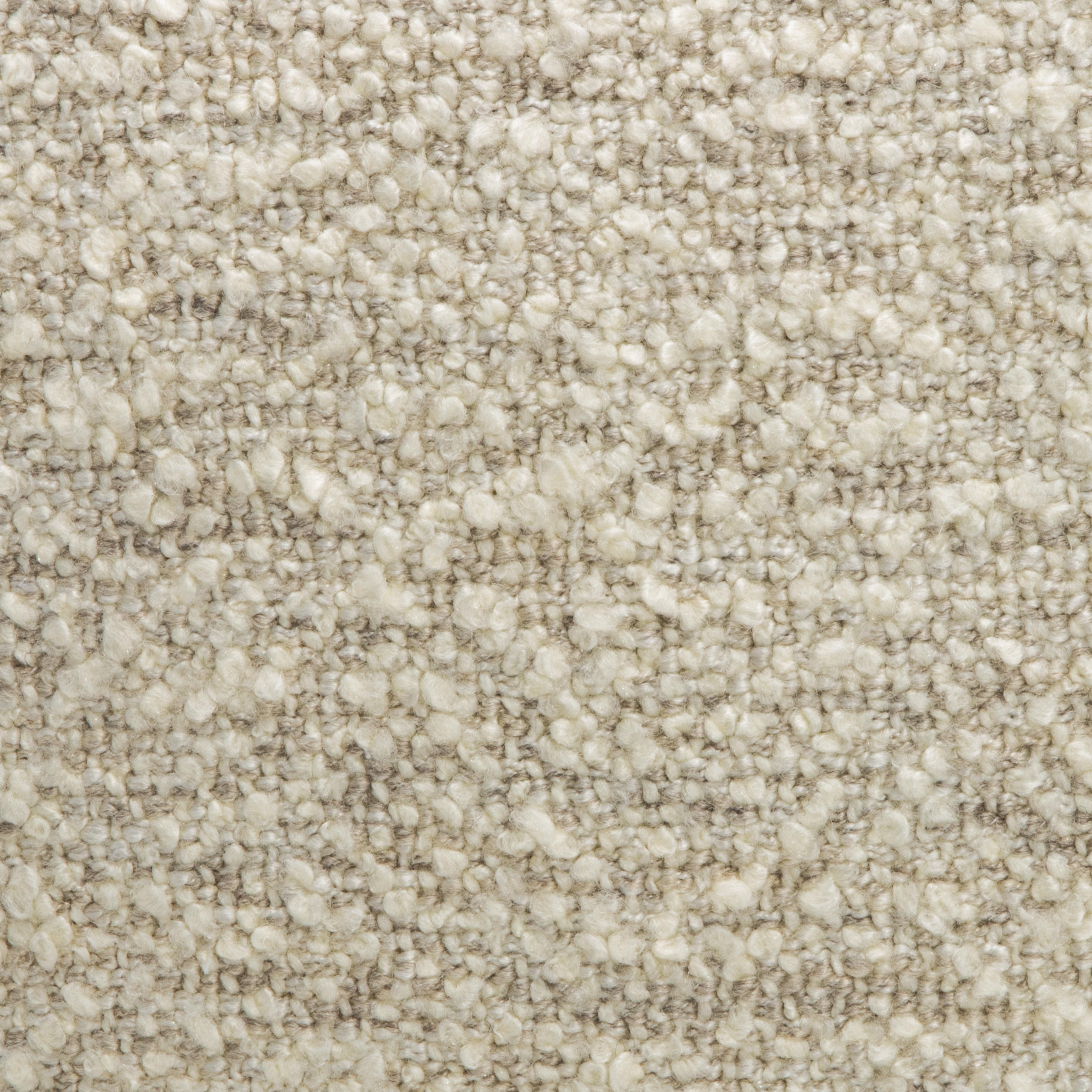 Americano Cream-Grey Boucle Kidney Pillow By MOGUL in vendita