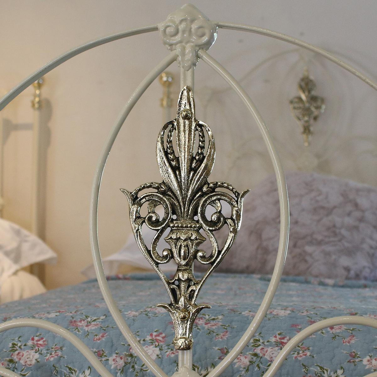 antique twin iron bed