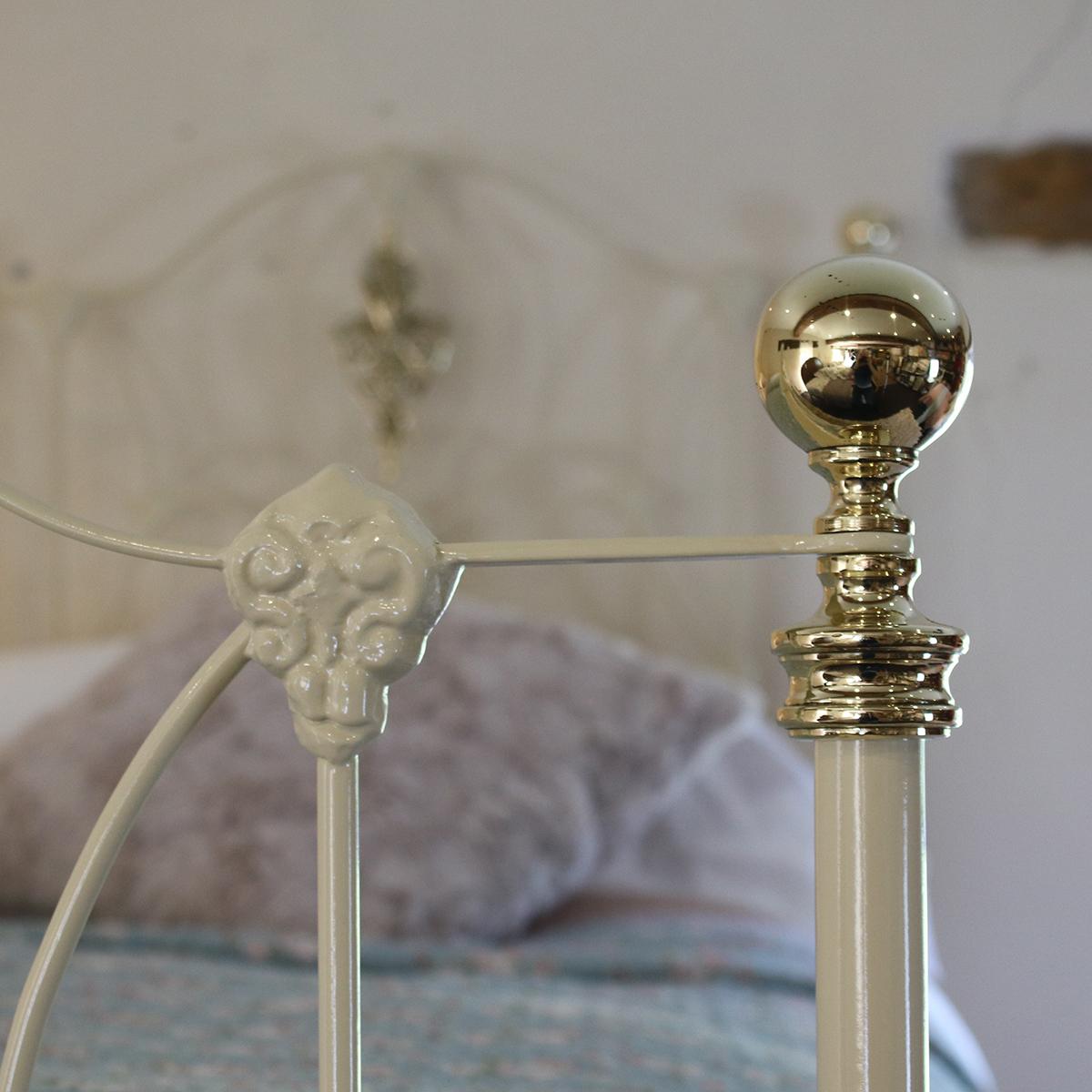 cast iron twin bed