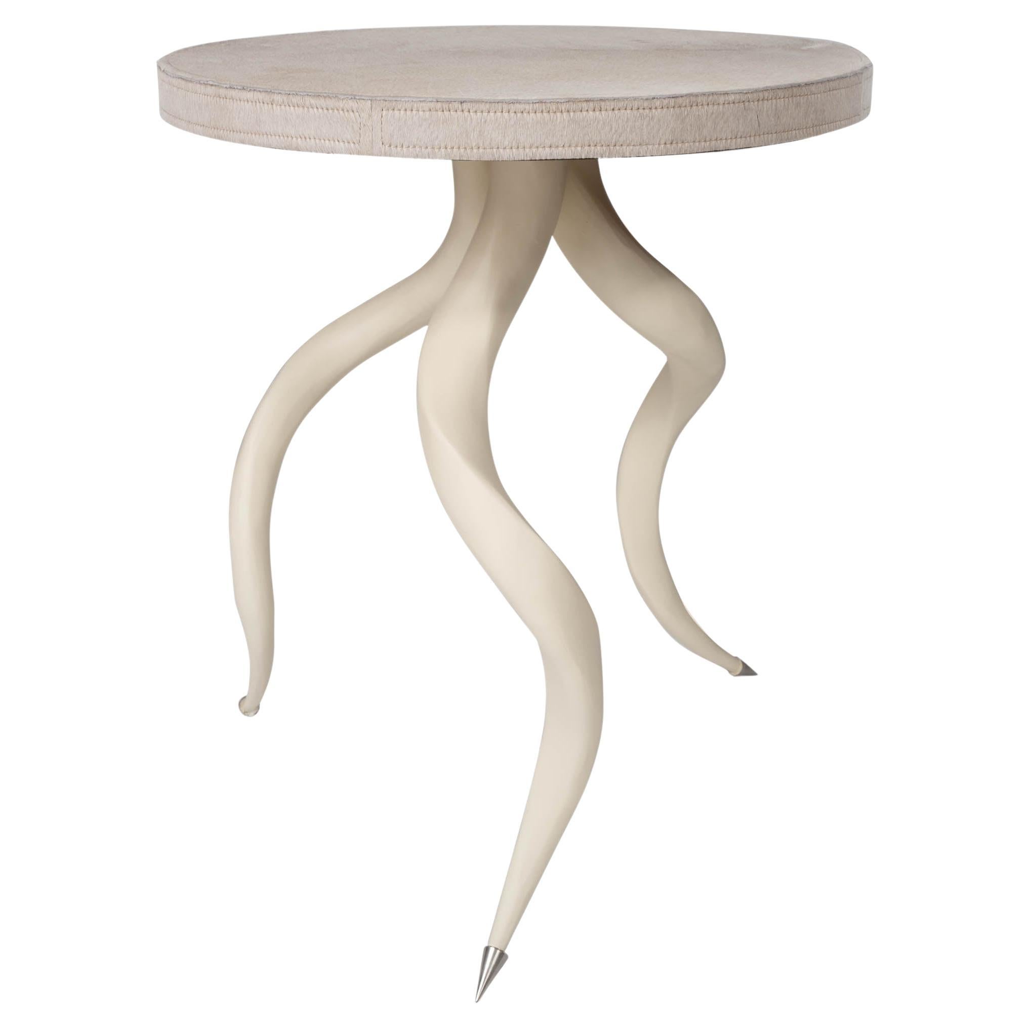 Cream Kudu Horn Table