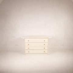 Cream Lacquered Chest of Drawers by Pierre Cardin, 1980