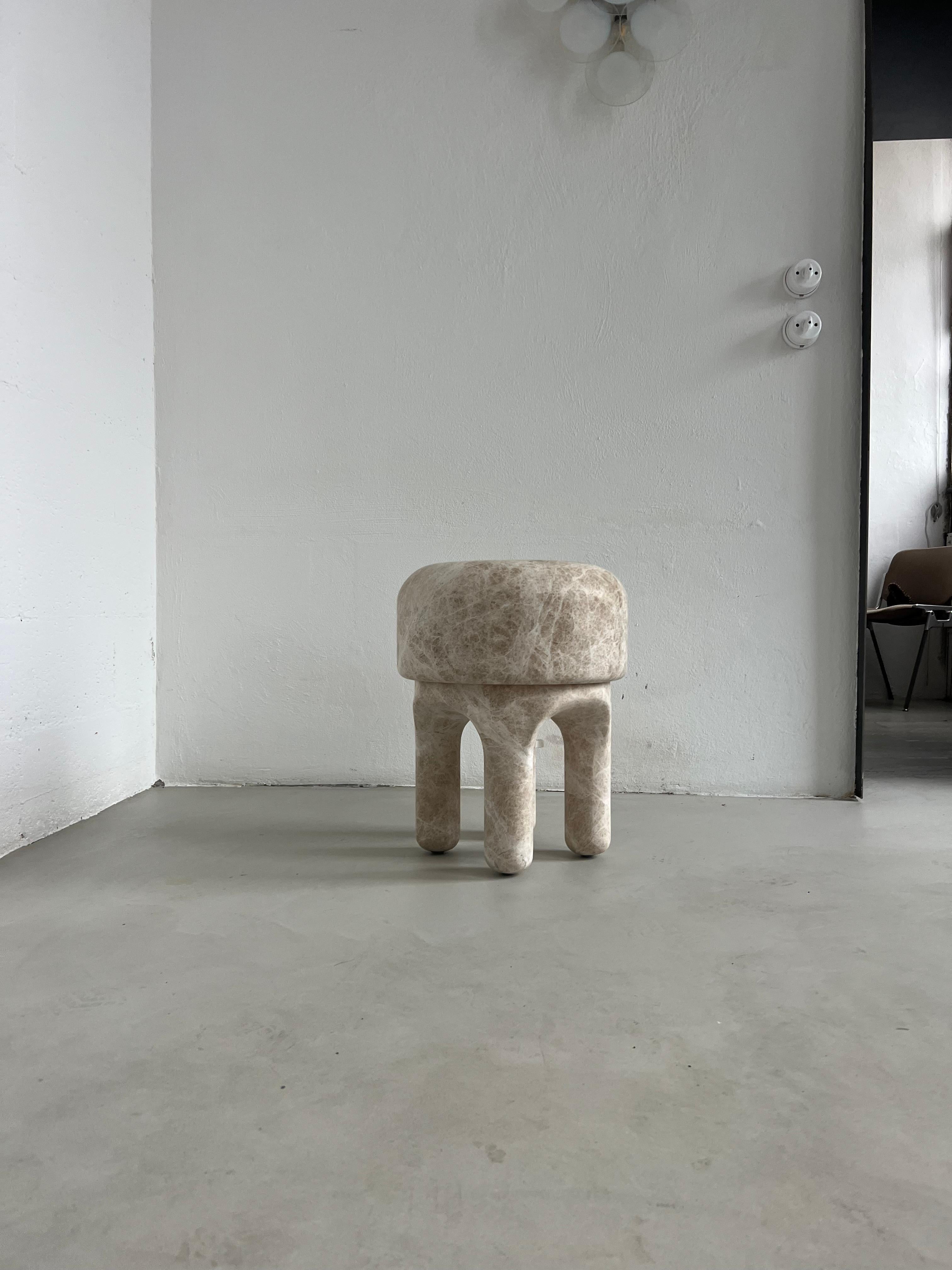 Sculptural Medusa Side table / Stool by Spinzi Milano , Collectible Design For Sale 3