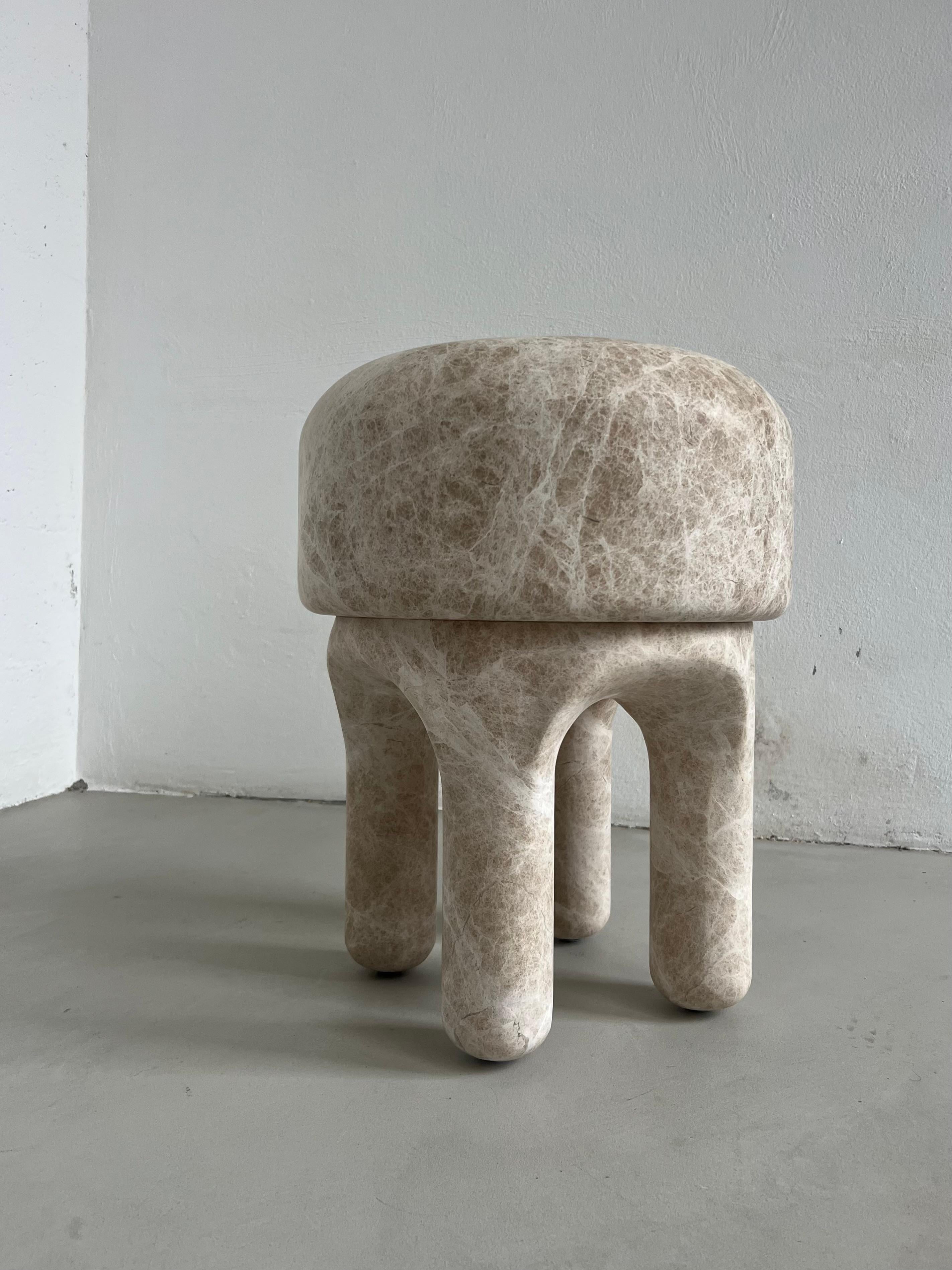Sculptural Medusa Side table / Stool by Spinzi Milano , Collectible Design For Sale 7