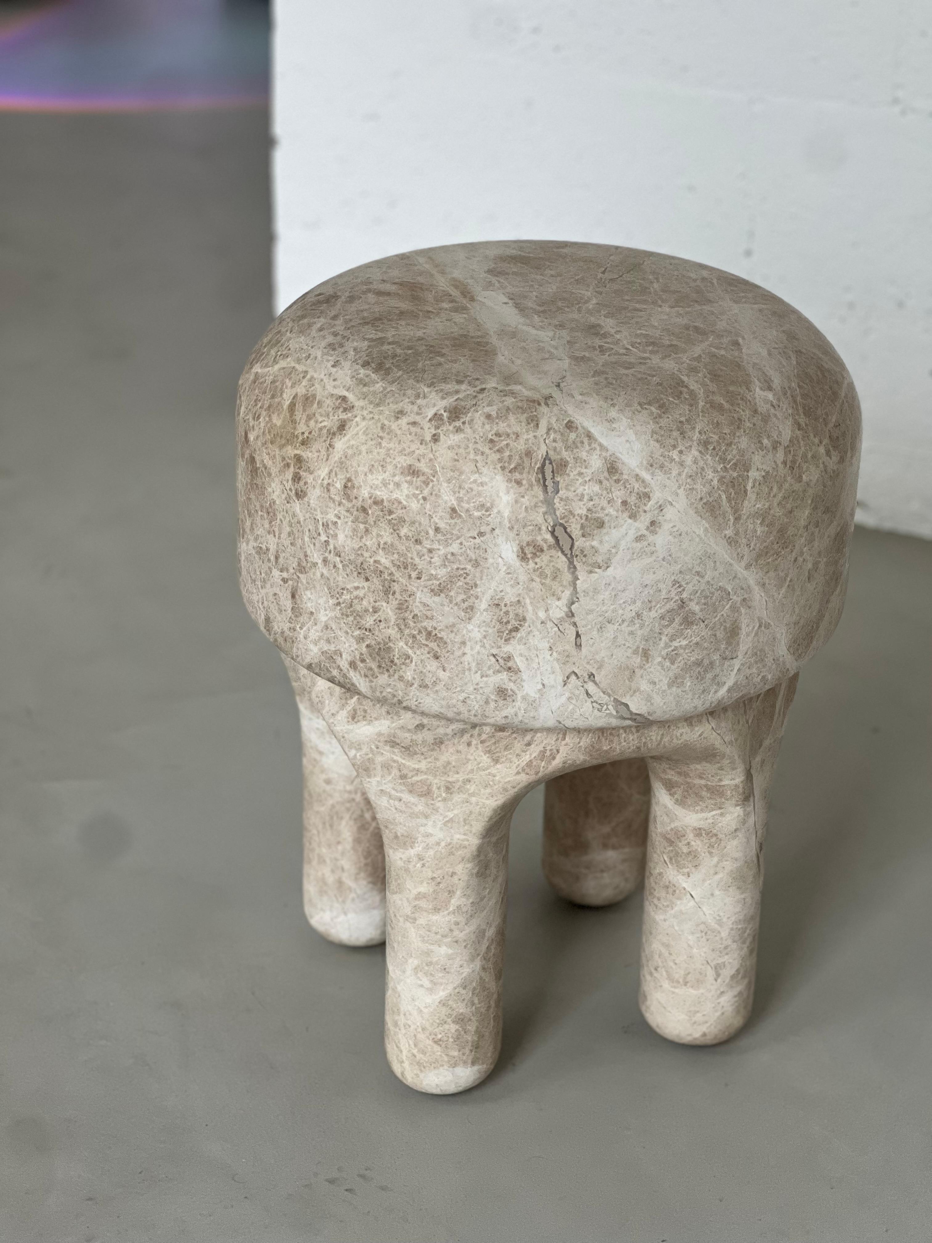 Sculptural Medusa Side table / Stool by Spinzi Milano , Collectible Design For Sale 8