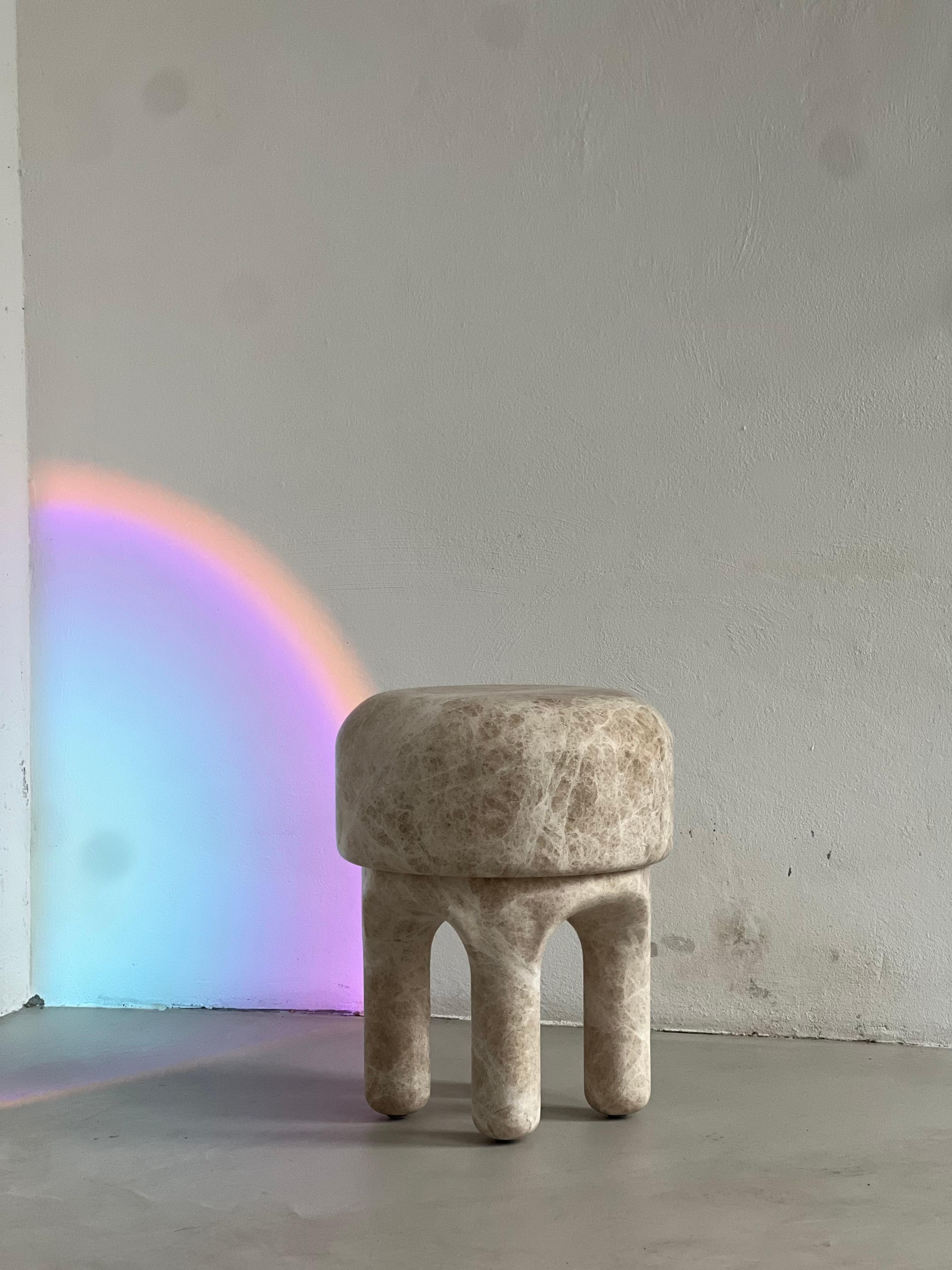 Sculptural Medusa Side table / Stool by Spinzi Milano , Collectible Design For Sale 10
