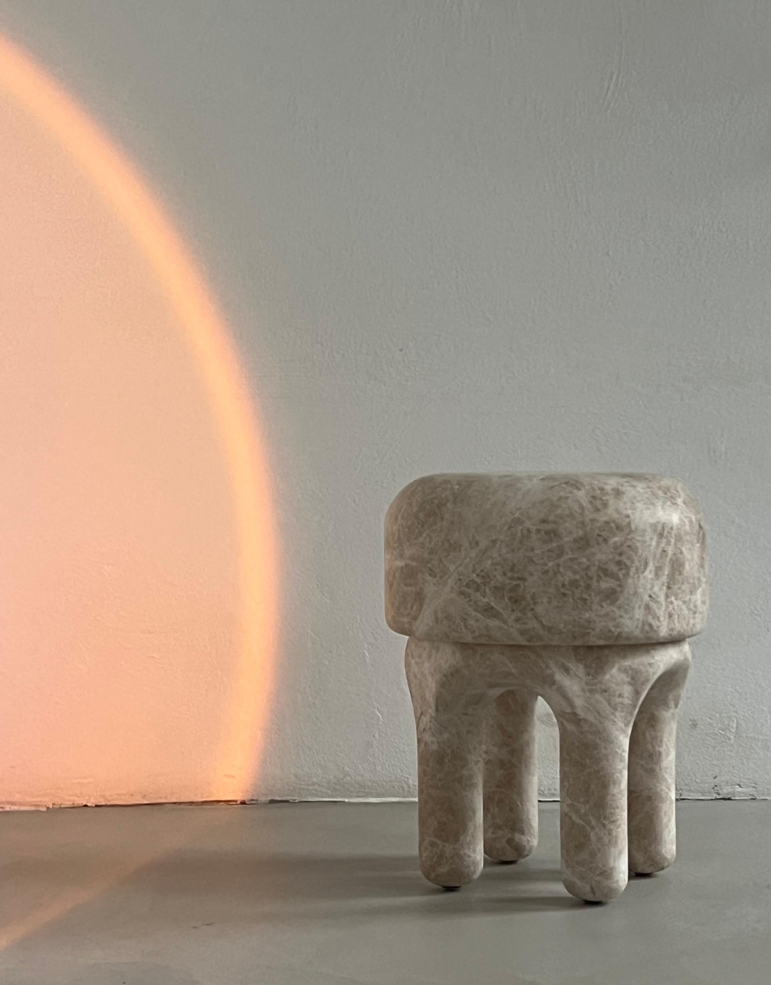 Sculptural Medusa Side table / Stool by Spinzi Milano , Collectible Design For Sale 11