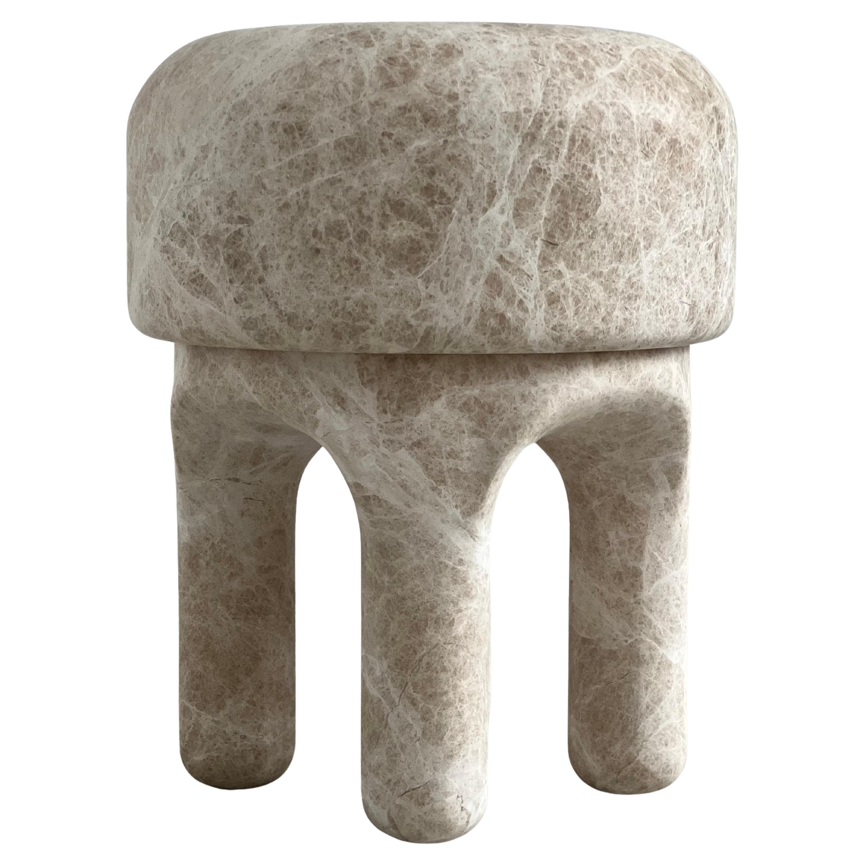 Mesa auxiliar / Taburete Medusa escultural de Spinzi Milano , Diseño coleccionable