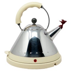 Vintage Cream MG32 Electric Kettle by Michael Graves for Alessi