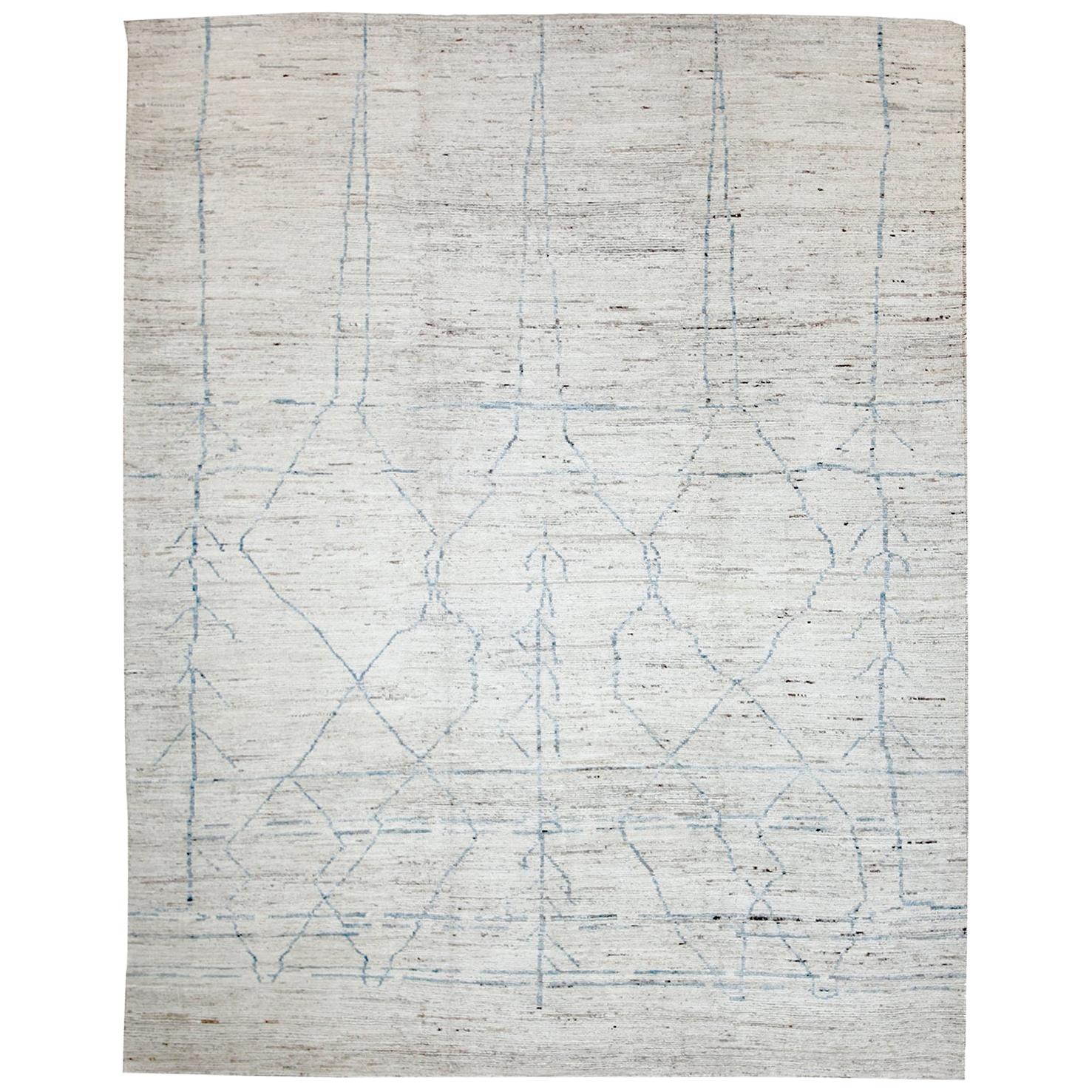 Nazmiyal Collection Modern Moroccan Style Rug. Size: 8 ft 2 in x 10 ft