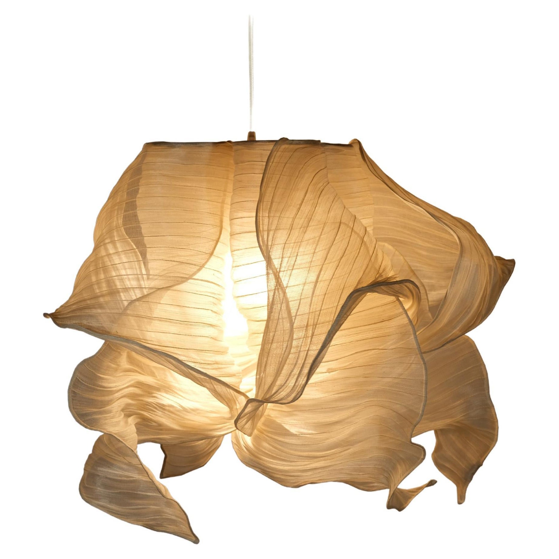 Cream Nebula Pendant Lamp by Mirei Monticelli For Sale