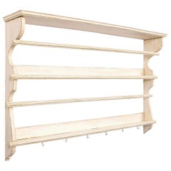 Cream Painted French Plate Rack