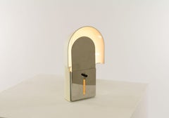 Cream Pala Table Lamp by Corrado and Luigi Aroldi for Luci, 1970s