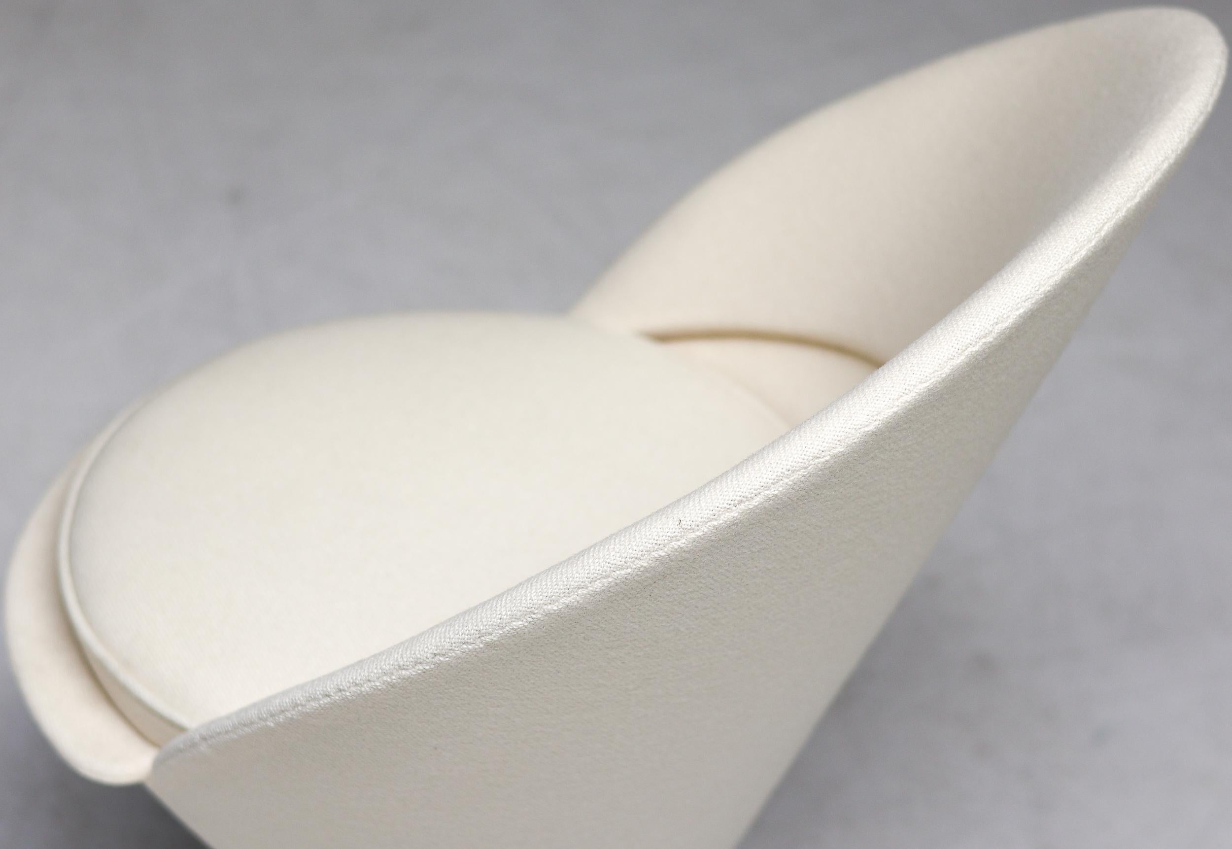 Cream Panton Cone Chair For Sale 1