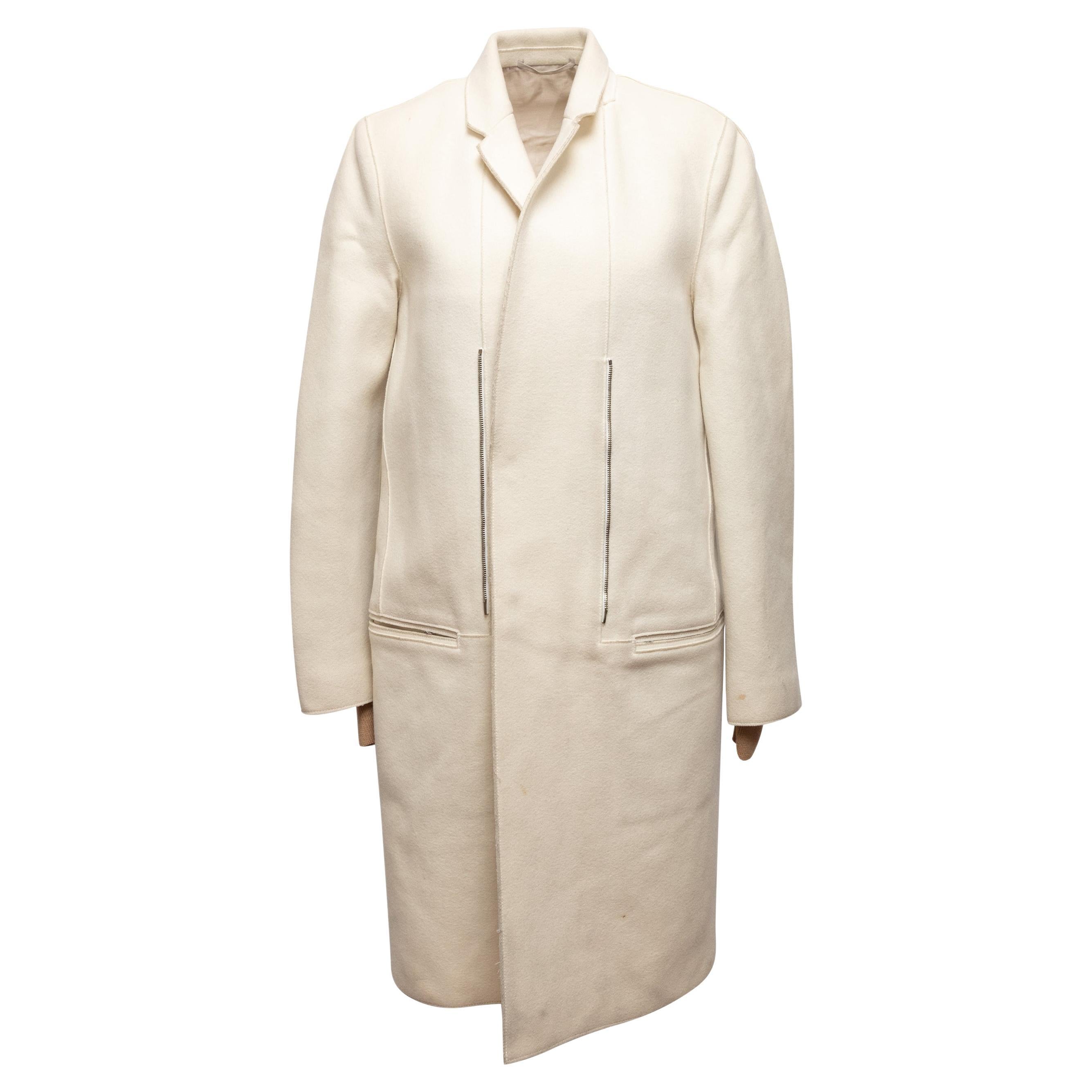 Cream Phillip Lim Coat & Shearling Vest For Sale