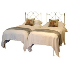 Cream Platform Twin Beds MPS31