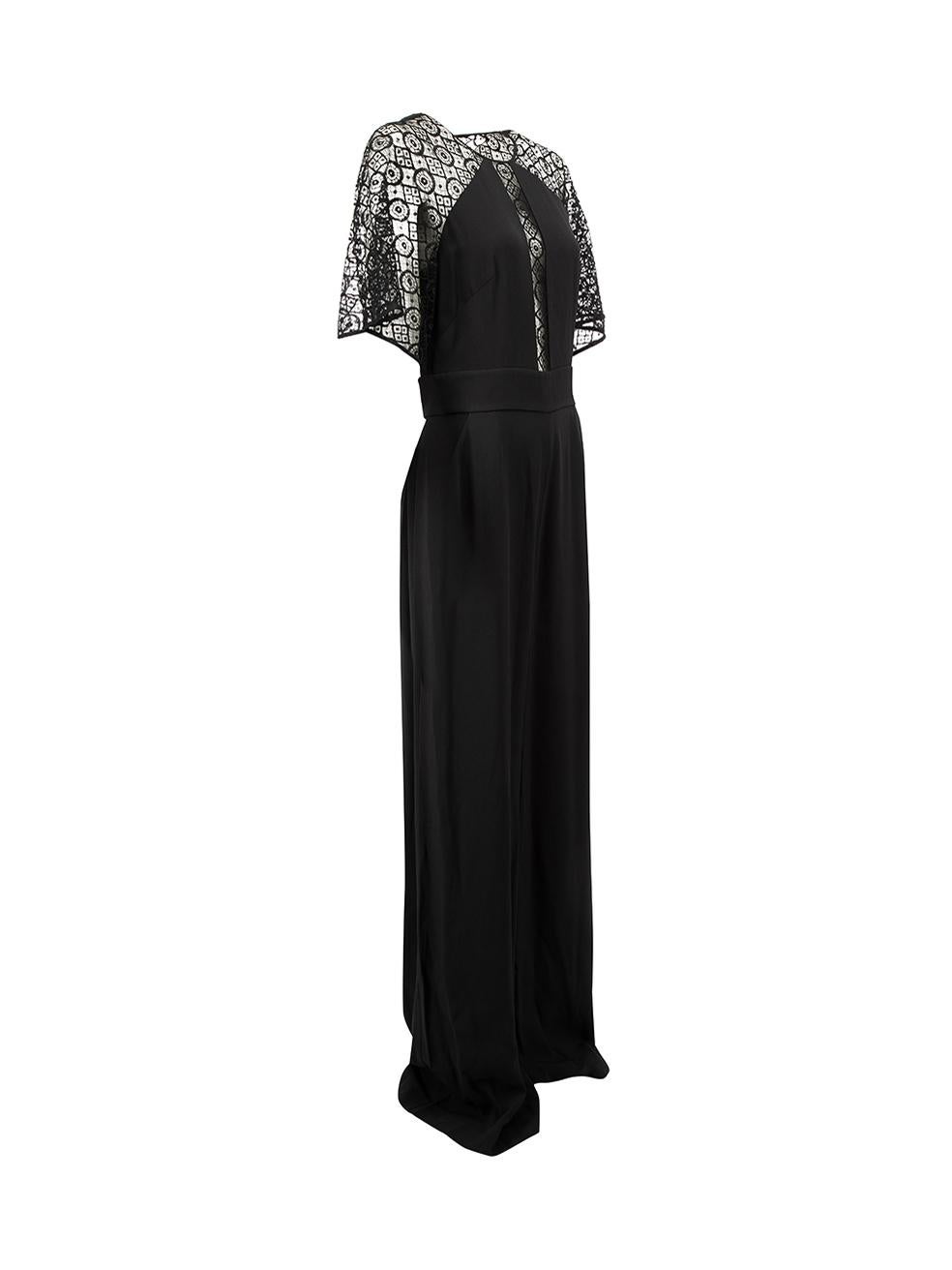 CONDITION is Never worn, with tags. No visible wear to jumpsuit is evident on this new Temperley London designer resale item.



Details


Black

Cotton

Jumpsuit

See through lace panelled on sleeves and neckline

Round and plunge neckline

2x