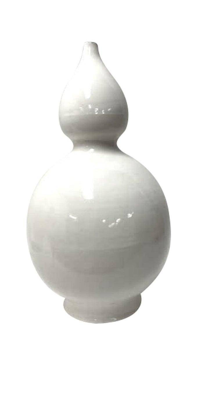 Cream Sculptural Shapes Extra Large Ceramic Vases, China, Contemporary