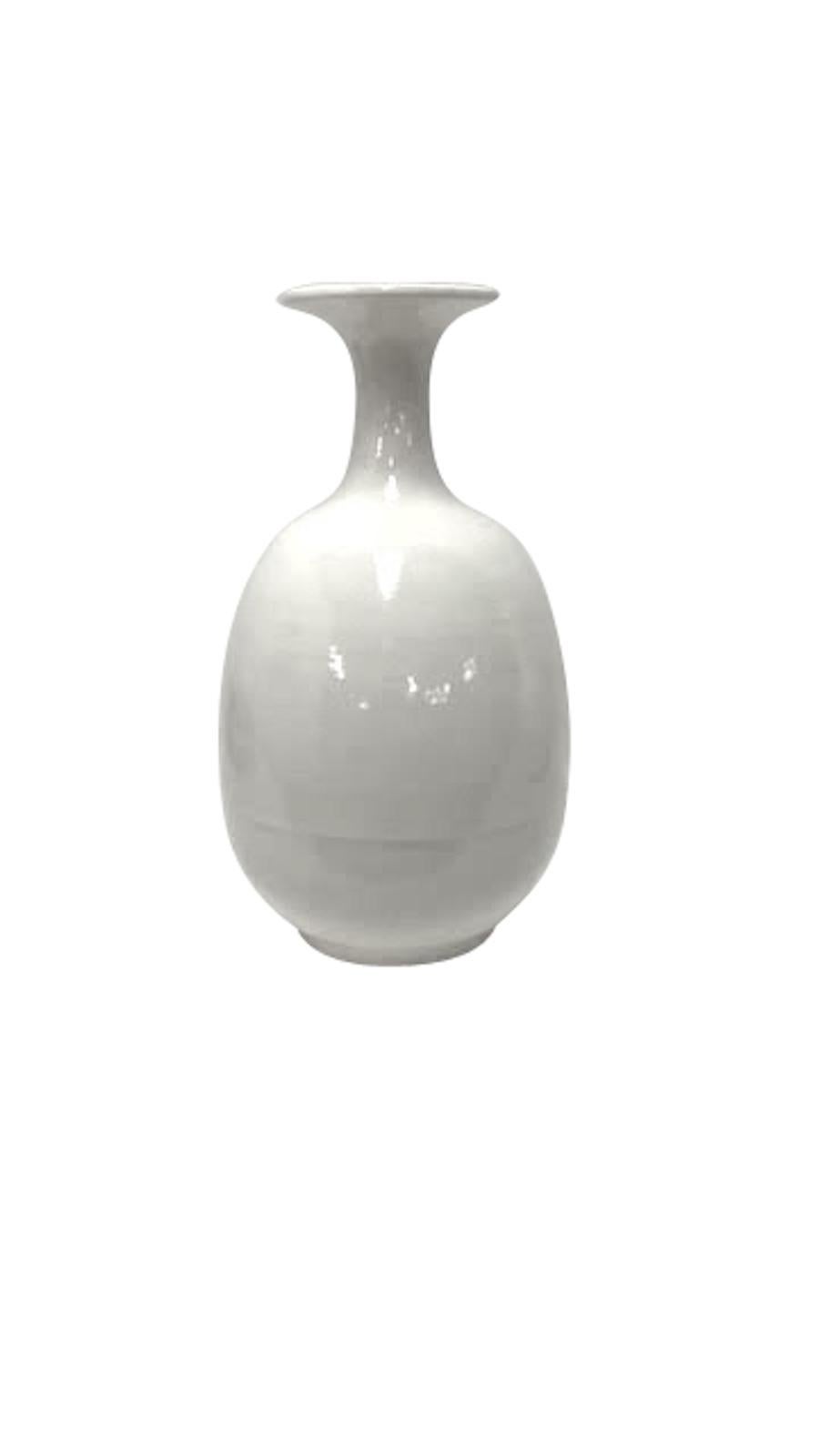 Chinese Cream Sculptural Shapes Extra Large Ceramic Vases, China, Contemporary For Sale