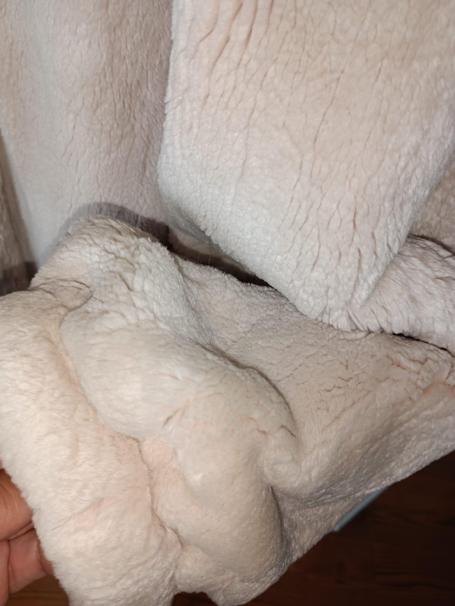 Cream Sheared Beaver Fur Coat with Fur Trim (Size 8-M) 7