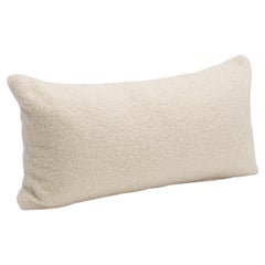 Cream Textured Kidney Pillow By MOGUL