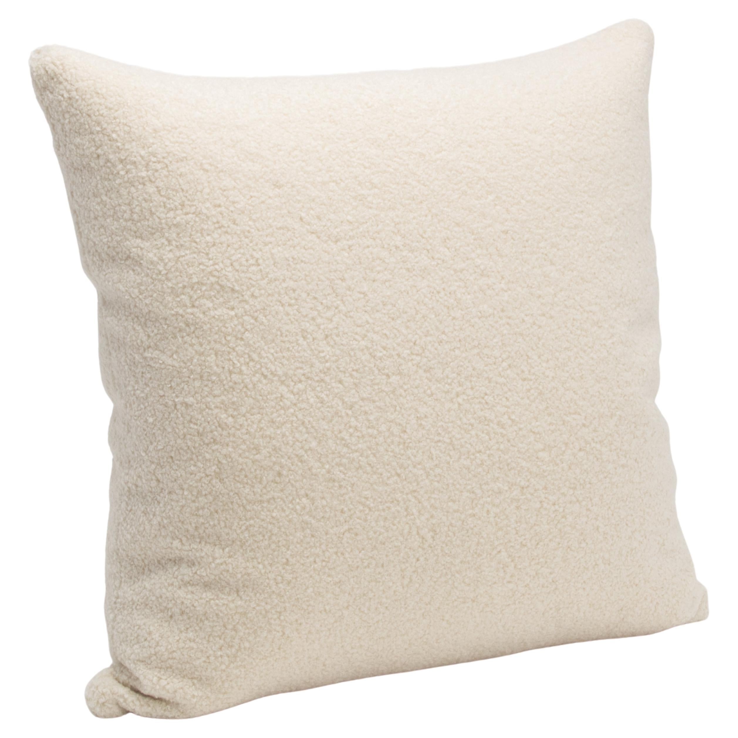 Cream Textured Pillow By MOGUL