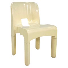 Cream Universale Chair by Joe Colombo for Kartell, 1970s