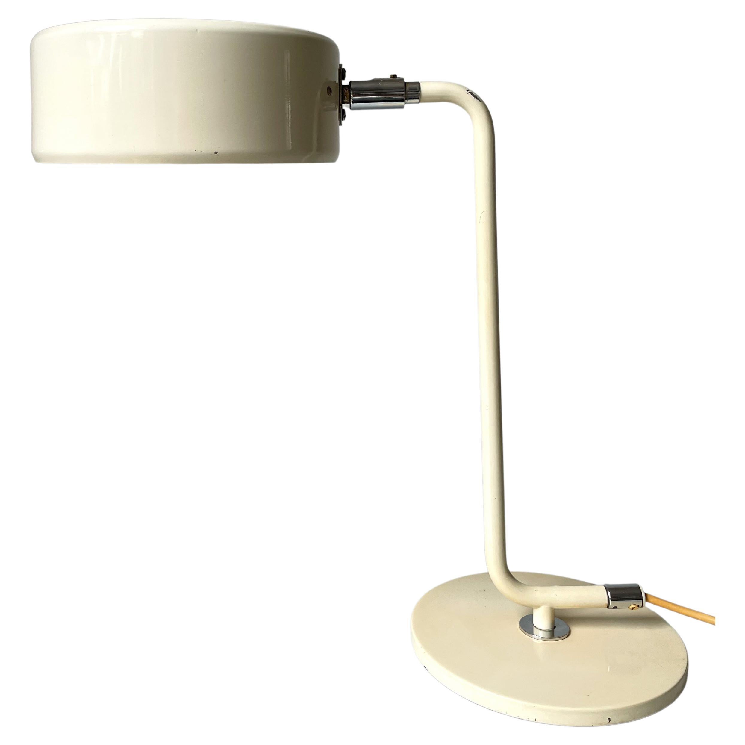 Cream White "Stekpannan" Pehrson Lamp, Ateljé Lyktan, 1960s For Sale